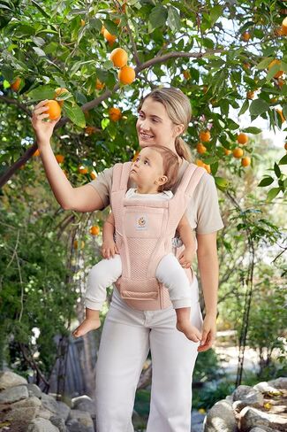 Ergobaby Alta Hip Seat All-Position Breathable Mesh Hip Seat & Carrier, Onyx Black in Saudi Arabia