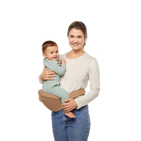 Ergobaby Alta Hip Seat All-Position Breathable Mesh Hip Seat & Carrier, Onyx Black in Saudi Arabia