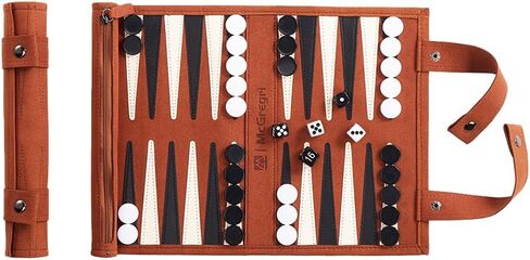 Backgammon Game Set - Roll up Board Games- Portable Travel Backgammon for Companion. Multiple Colors in Saudi Arabia