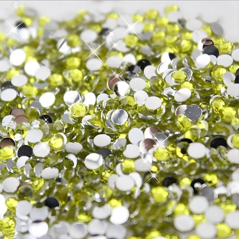 25000 Pcs Orange AB Rhinestones Flatback Bulk, SS16/4mm Non-Hotfix Crystal Round Jelly Rhinestones for Crafts Makeup Nails Face Tumblers Clothes Shoes Handmade Decoration in Kuwait