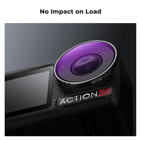 K&F Concept Black Diffusion 1/4 Filter for DJI Osmo Action 5 Pro/Osmo Action 4, Creative Mist Cinematic Effect Filters, Multi-Coated/Optical Glass/Aluminum Alloy Frame in Saudi Arabia