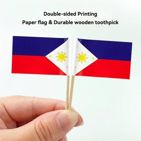 Philippines Flag, Filipino Flag Toothpicks (Philippines) in Saudi Arabia