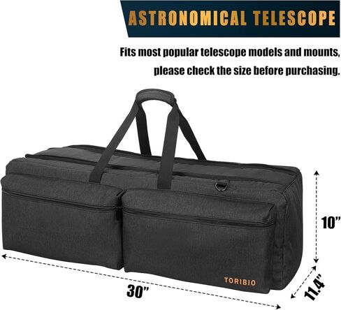 40" Telescope Case Bag, Padded Telescope Carrying Case, Telescope Travel Bag with Pockets & Buckled Straps to Easily Secure Optical Tube & Tripod in Kuwait