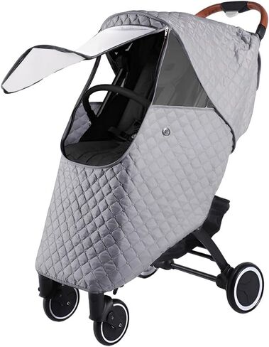 Winter Stroller Rain Cover Warm Windproof Stroller Weather Shield Universal Stroller Accessory,Protect from Rain Snow Wind Dust Sun in Saudi Arabia