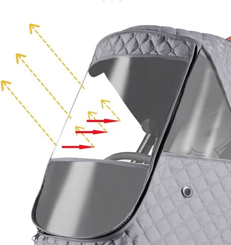 Winter Stroller Rain Cover Warm Windproof Stroller Weather Shield Universal Stroller Accessory,Protect from Rain Snow Wind Dust Sun in Saudi Arabia