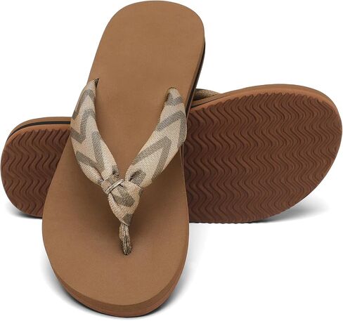 Flip Flops for Women Yoga Mat Arch Support Summer Beach Thong Sandals | Flexible, Soft Cushioning,Comfort, Quick-Dry, Lightweight Support, Beach, Pool, Shower and Travel in Saudi Arabia