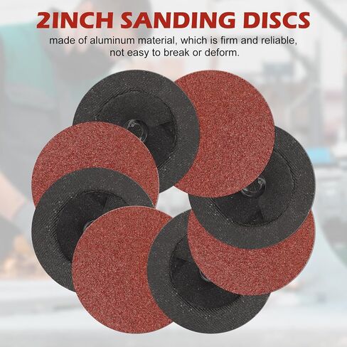 2 Inch Sanding Discs, 150 Pcs 80 Grit Quick Change Disc, Die Grinder Danding Disc for Surface Prep Strip Grind Finish Burr Rust Paint Removal in Saudi Arabia