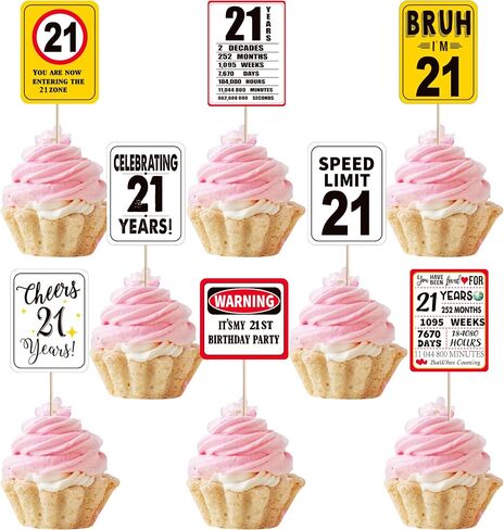 Rsstarxi 40 Pack 17th Birthday Cupcake Toppers Cheers to 17 Years Out Single Digits Cupcake Picks Bruh I'm 17 Speed Limit 17 It's My 17th Birthday Cake Decorations for Boys Girls Birthday Party Decors in Saudi Arabia