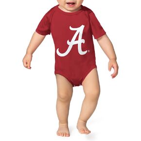 Little King NCAA Short Sleeve Tech Bodysuit-Big Logo -100% Polyester-Infant Sizes 0-3M 6M 12M 18M