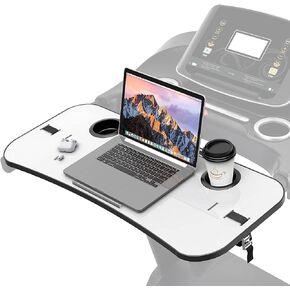 Treadmill Desk Attachment 36 Inches Tread Tray Workstation, Laptop Stand Holder for Notebooks, Tablets, Phone,Cup,Ergonomic Platform with Cooling Holes & Edge Protector in Kuwait