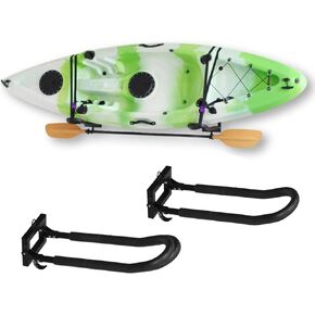 Foldable Wall Mounted Storage Rack Boat Kayak Storage Rack Carrier Bracket Canoe Steel Rack in Kuwait