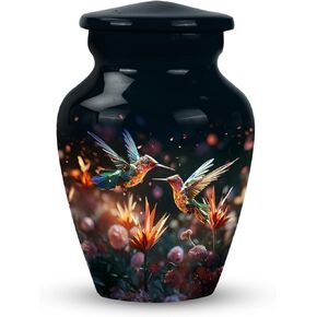 Hummingbird Urn - Small Urn for Human Ashes Men - Decorative Urns - Ashes Keepsake Cremation Urn Human Ashes - Mini Urns for Human Ashes Adult Female Mom - Adult Urn (Size - 3inch)