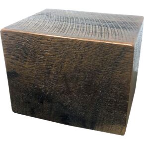 Reclaimed Barnwood Cremation Urn - Made in USA - Authentic Knots and Holes Visible on The Urn - Colors Will Vary