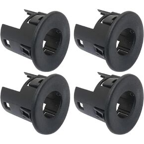 Bumper Parking Assist Sensor Housing Set of 4 Compatible with Chevrolet GMC 2007 2008 2009 2010 2011 2012 2013 2014 Replace 25844782