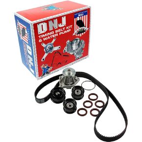 DNJ TBK315WP Timing Belt Kit with Water Pump for 1995-2005 / Cadillac, Saab, Saturn / 9-5, 9000, Catera, CTS, 00, LS2, LW2, L Vue / 3.0L, 3.2L / DOHC / V6 / 24V / 181cid, 197cid / B308E, B308I