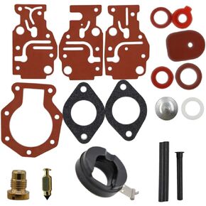 Carb Carburetor Rebuild Kit for Johnson Evinrude 439073 431897 18-7219 6 8 9.9 15 20 HP Replacement Parts