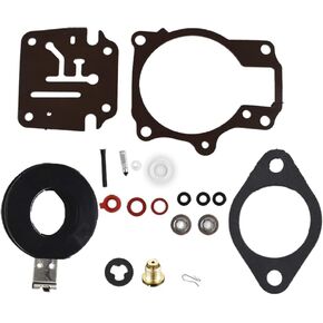 labwork Carb Repair Carburetor Rebuild Kit with Float Fit for Johnson Evinrude Carburetor 396701 20/25/28/30/40/45/48/50/60/70