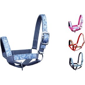 Tahoe Tack Nylon Overlay Llama Halter with Padded Noseband - 6 Month Warranty