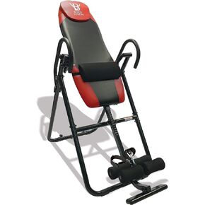 IT9825 Premium Inversion Table with Removable Head Pillow & Lumbar Support Pad, - Heavy Duty - up to 250 lbs., Red