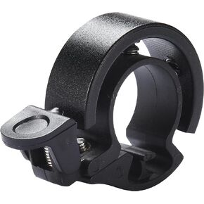 Steady Doggie Bike Bell - Bicycle Bell for Handlebars - Mountable and Easy to Install - High Pitch Ringer Bell Fit for Any Bikes - Black Colored Water Rain Proof Coated - Compact Bike Accessories