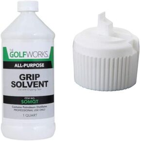 Golf Club All Purpose Grip Solvent (32 Ounce Bottle w/Easy Pour Cap)