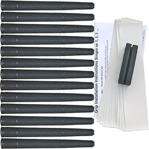 Tacki-Mac Arthritic Serrated Oversize (+3/32) Golf Grip Kit (13 Grips, Tape, Clamp)
