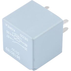 A/C Compressor Control Relay ac Clutch Relay GM OEM 12193604 96190189 Multi-Purpose Relay Four Pin Relay Fit GMC Buick Pontiac (Two Units)