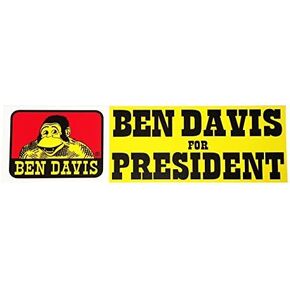 Ben Davis for President Bumper Sticker 100% Authentic, Model:, Sport & Outdoor