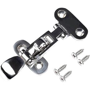 Boat Anti-Rattle Latch 316 Stainless Steel Marine Deck Lock Hasp,Lockable Hold Down Clamp Anti-Rattle Latch Fastener Boat Yacht Accessory