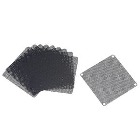 uxcell PC Dust Fan Screen with Screws for Cooling Dustproof Case Cover PVC 90mm 10pcs