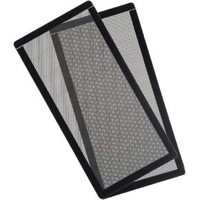 CM Computer Case Fan Dust Filter PC Mesh Filter Cover Grills with Magnetic Frame, Black Color (240 x 120 mm (2 Pcs))