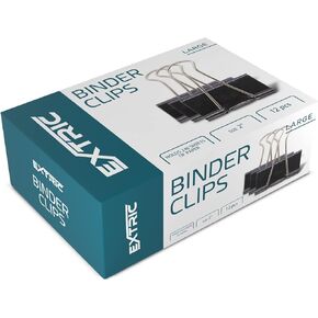 Binder Clips - 24 Small Binder Clips, Binder Clips Small, Binder Paper Clips, Binder Clip, Clips Office Supplies