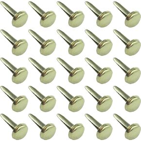 Paper Fasteners Large 1-Inch Brass Plated (100-Pack)