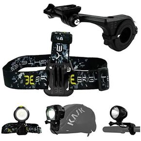 Compatible mounts w/GoPro, for 1200 (Blaze),1600 (Helios) & 1800 (Stamina) Lumen Bike Lights. Also Fits All Other Similar Lights (Lights not Included).