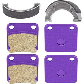 ECCPP Brake Pads Shoes Fit for Yamaha Big Bear 350 1999, for Yamaha Big Bear 400 2000-2004, for Yamaha Kodiak 400 2003, Front and Rear Brake Pads and Brake Shoes FA54 516