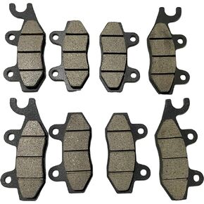 Complete Front and Rear Severe Duty Brake Pad Set for 2008-2013 Yamaha Rhino 700
