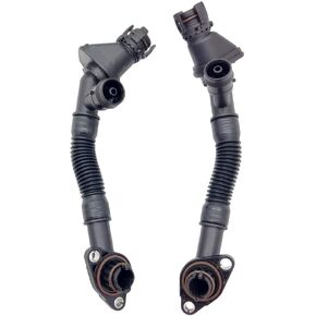 Set of 2 Crankcase Vent Hose Left and Right for BMW X5 X6 F01 F02 F07 F10 F12 F13 550i 650i 11157646086 11157646087