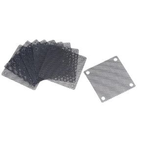 uxcell PC Dust Fan Screen with Screws for Cooling Dustproof Case Cover PVC 50mm 10pcs