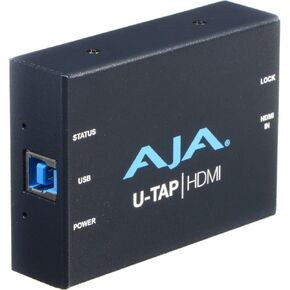 AJA U-TAP HDMI Simple USB 3.0 Powered HDMI Capture