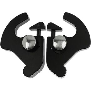 Motorcycle Detachable Rotary Sissy Bar Luggage Rack Docking Latch Clip Fit for Harley Sportster XL Touring Road King Street Glide Electra Glide Road Glide (Black)