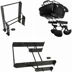 Tour Trunk Pack Pak Luggage-Racks/Garage Detachables Storage Detach Depot Wall Rack Compatible with Harley Touring Road King Electra Street Glide (Luggage Rack-1)