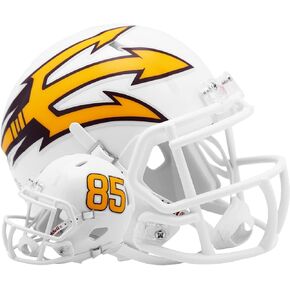 خوذة كرة القدم الصغيرة Riddell NCAA Arizona State Sun Devils White Fork Speed in Saudi Arabia