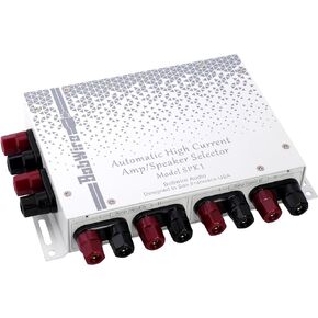 Automatic Amp/Speaker Selector by BobWire, Model SPK1 - Switch Operates by Audio Sensing or 12V Trigger (Compatible with Any Amplifier Including SONOS Amp WiiM BlueSound PowerNode Echo Link)