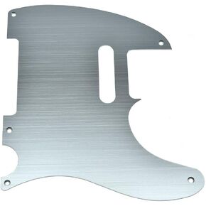 Dopro Metal Aluminum Anodized Vintage 5 Hole Tele Pickguard for American/Mexican FD Telecaster Silver