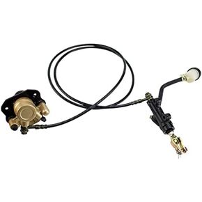 AlveyTech Rear Disc Brake Caliper & Master Cylinder Assembly for Coleman KT196 196cc 6.5 Hp Go-Karts