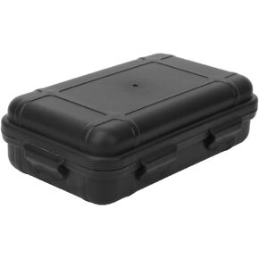 Alomejor Waterproof Box Professional Outdoor Shockproof Anti Pressure Airtight Survival Case Dry Storage Box for Storage Carrying and Protecting Small Equipment