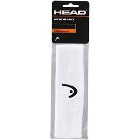 HEAD Headband - Tennis Sweatbands for Women and Men - Sweat Absorption Head Bands, Black in Kuwait