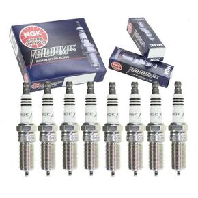 8 pc NGK Iridium IX Spark Plugs compatible with Chevrolet Silverado 1500 5.3L 6.2L V8 2014-2020