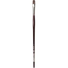 da Vinci Oil & Acrylic Series 7795 Grigio Paint Brush, Round Synthetic with Bordeaux Ergonomic Handle, Size 1