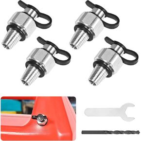 Gas Can Vent Caps, 4Pack Universal Gas Can Vent Kits with New Upgraded Lanyard-Attached Caps and Durable Stainless Steel Allow for Faster Flowing in Kuwait